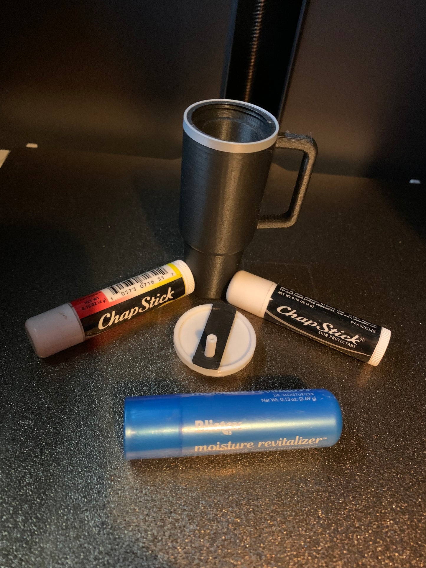 Mini Tumbler Chapstick Key Chains