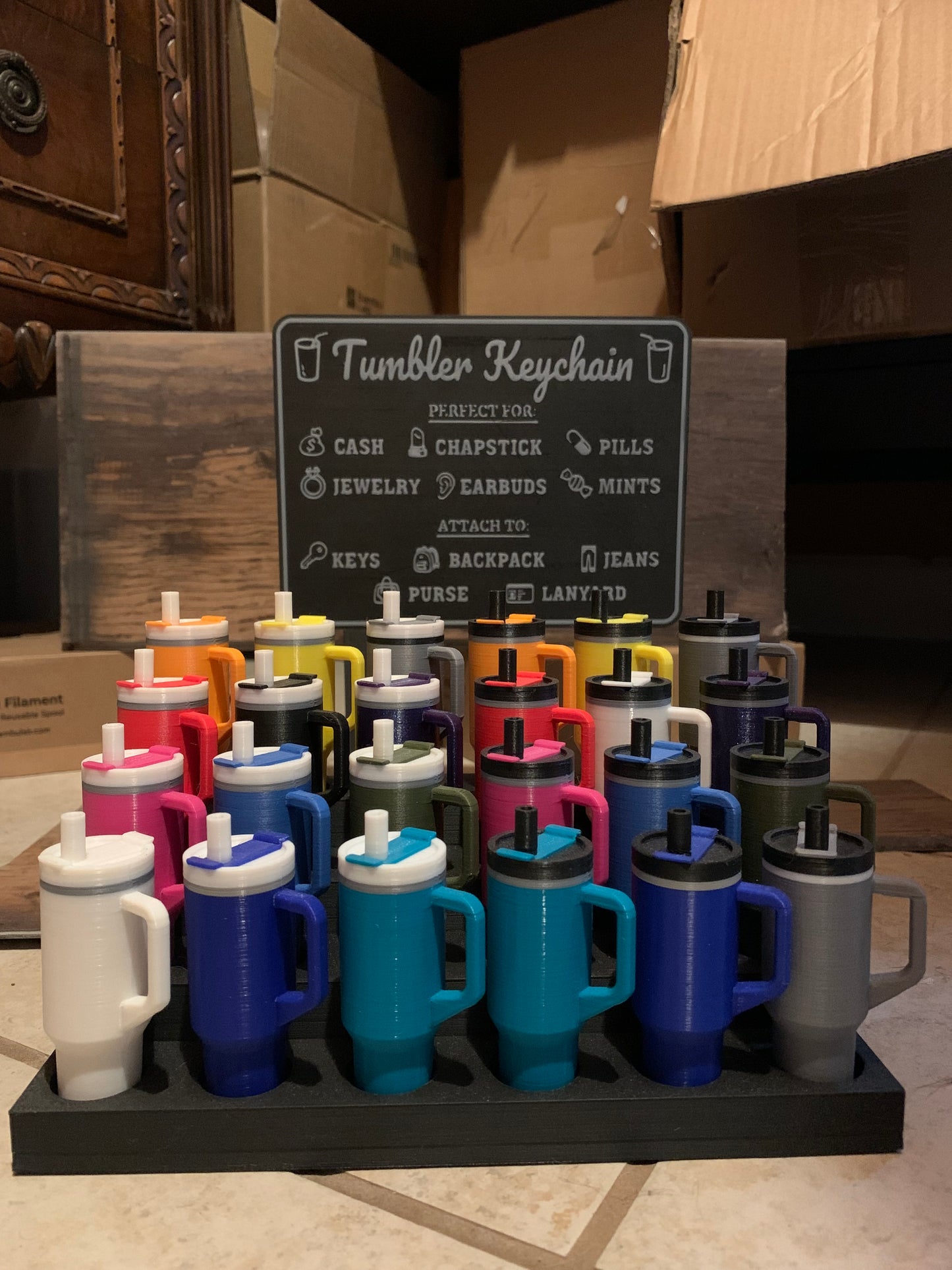 Mini Tumbler Key Chains
