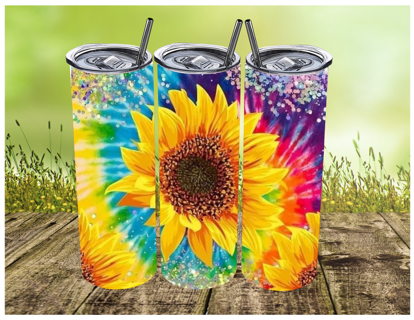 Tye Dye Sunflower