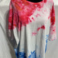 Tye Dye (Red, White & Blue Color Block)