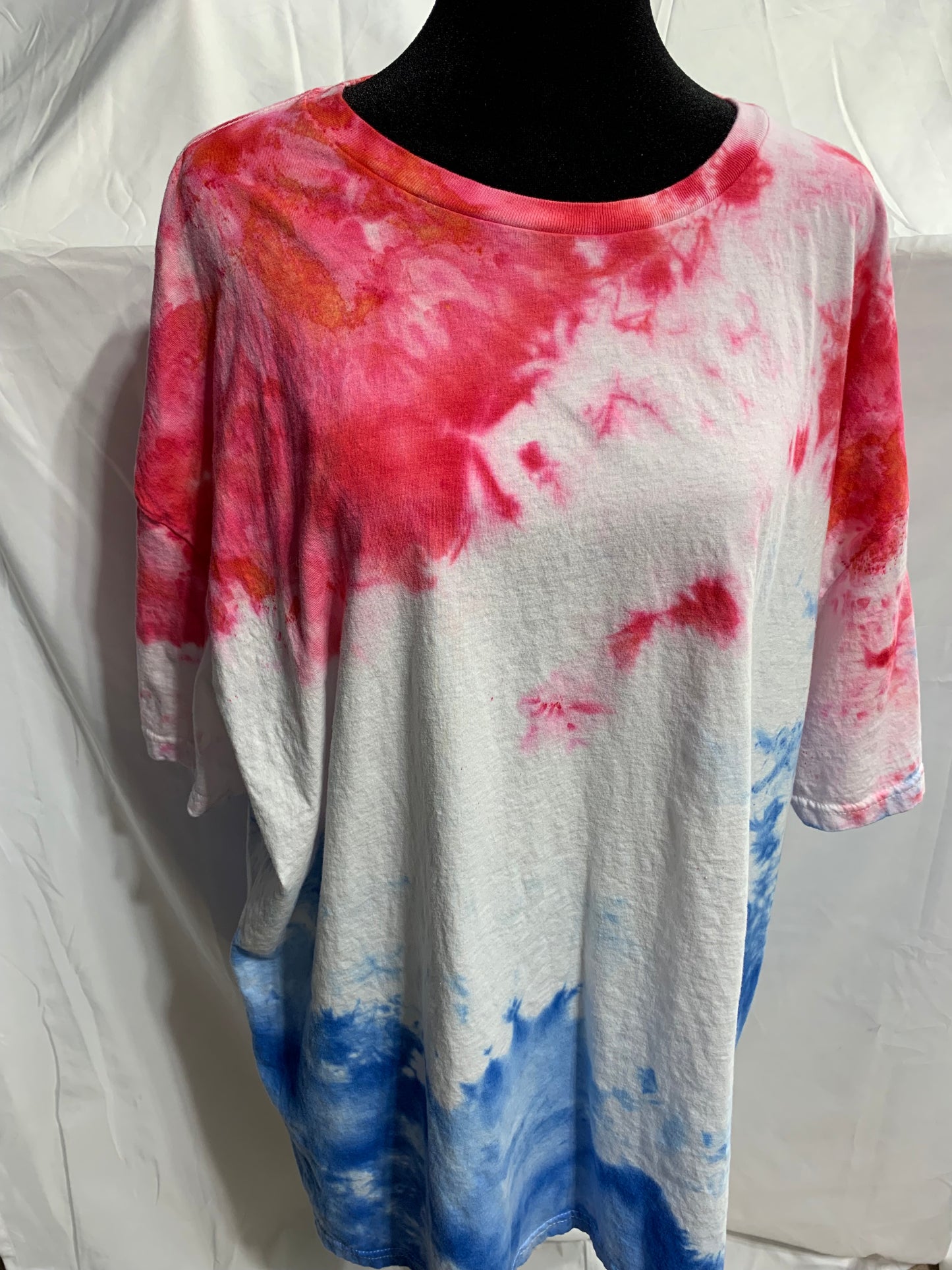 Tye Dye (Red, White & Blue Color Block)