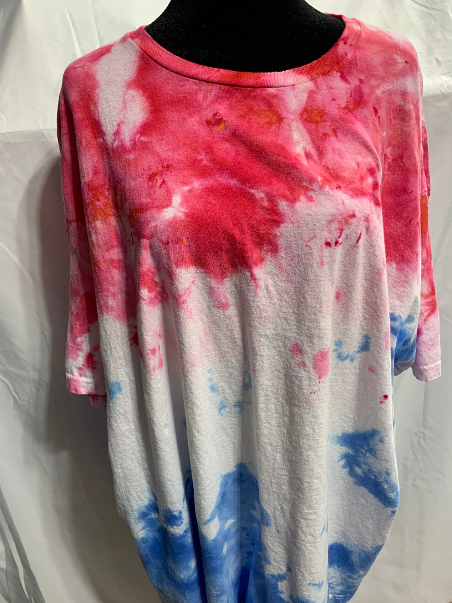 Tye Dye (Red, White & Blue Color Block)