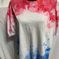 Tye Dye (Red, White & Blue Color Block)