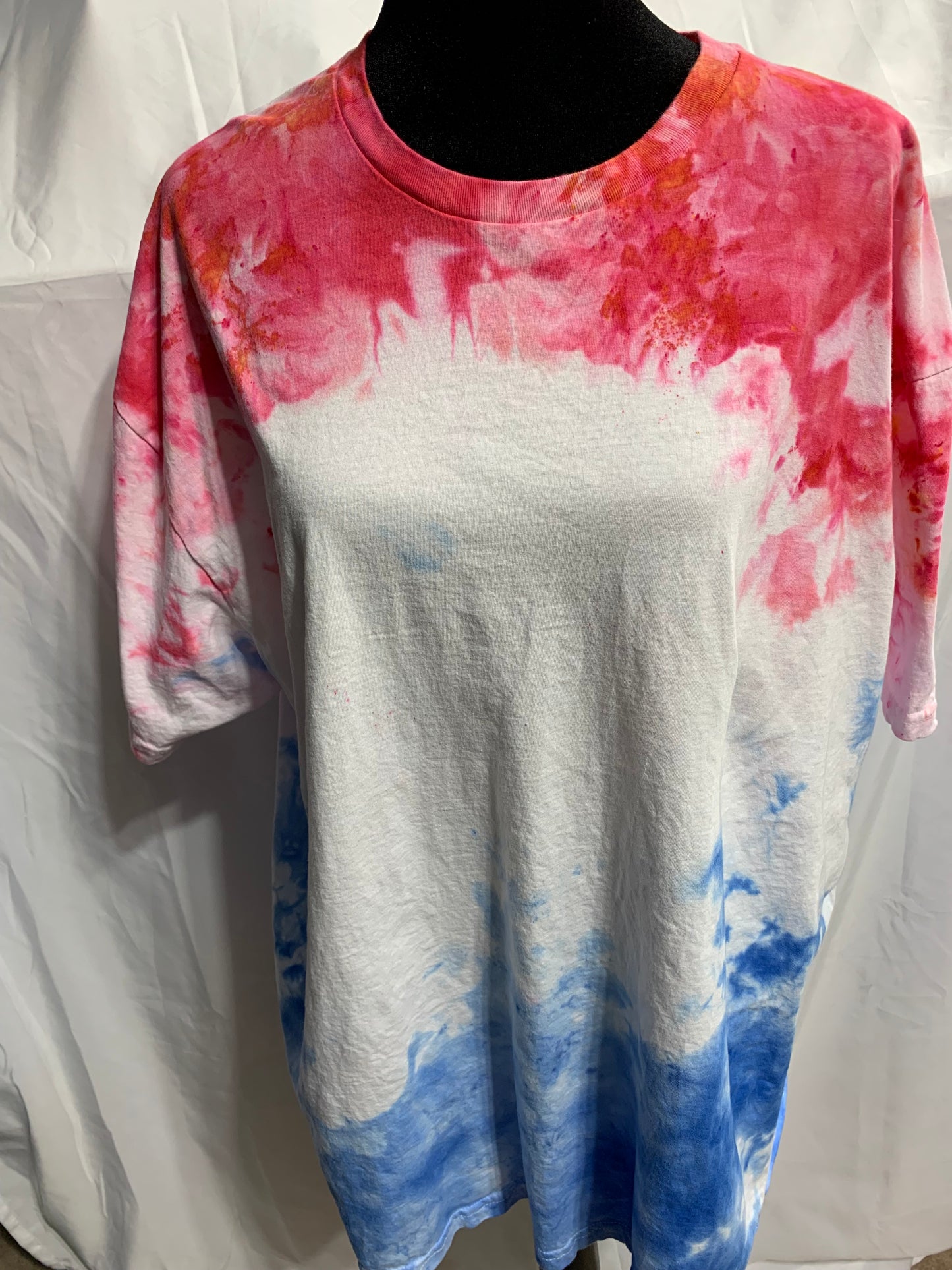 Tye Dye (Red, White & Blue Color Block)