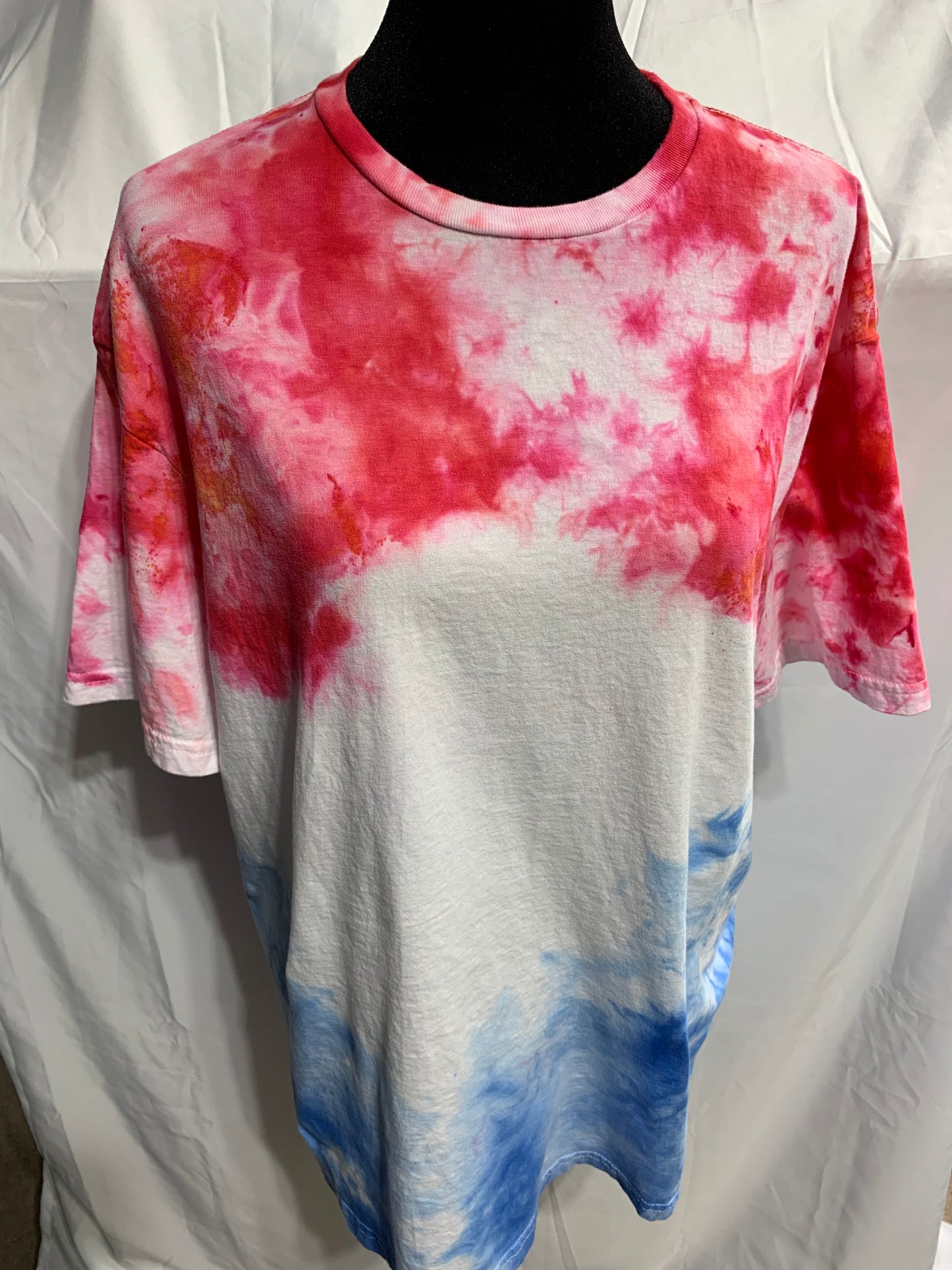 Tye Dye (Red, White & Blue Color Block)