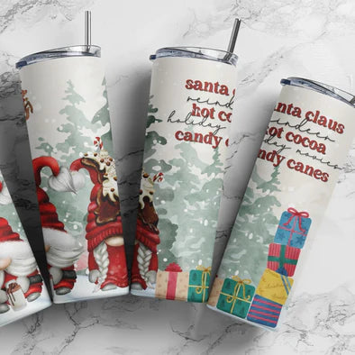 Santa Claus Hot Chocolate Candy Canes